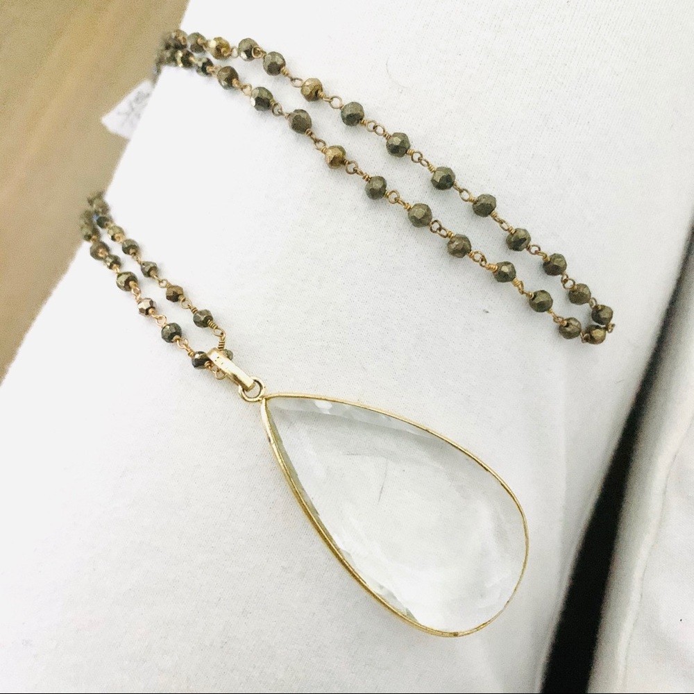 Quartz Pendant Necklace